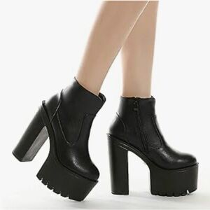 Platform Ankle Boots